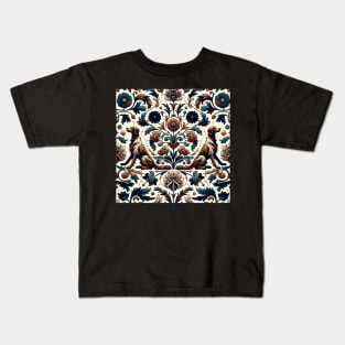 Irish Setter inspired by William Morris Kids T-Shirt